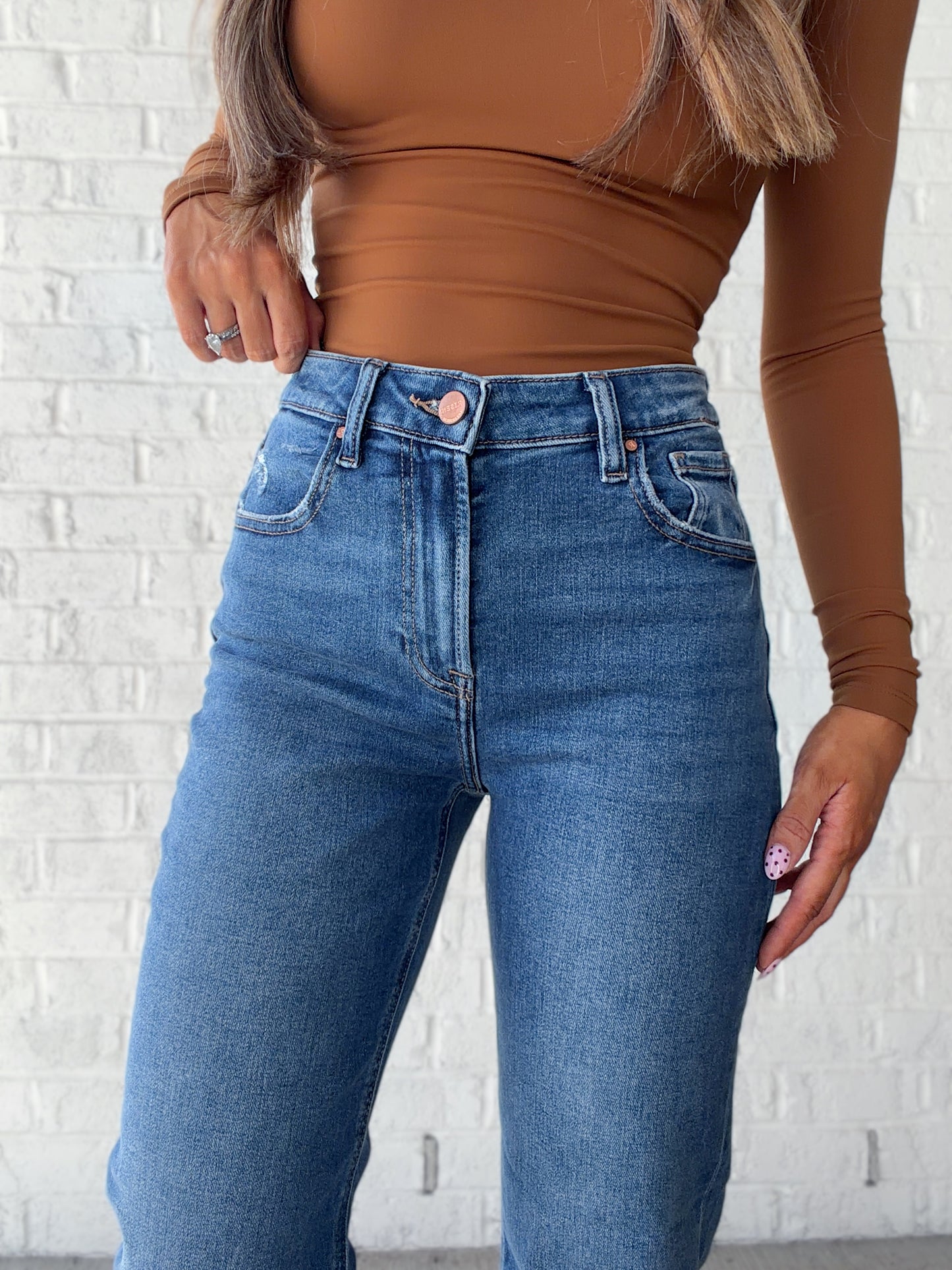 The Stevie Boyfriend Risen Jeans