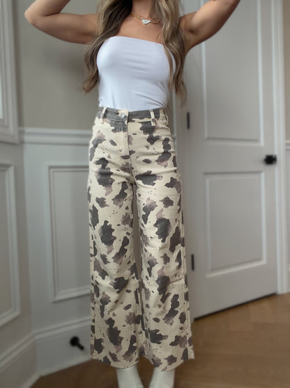 Raven Wide Leg Denim Pants