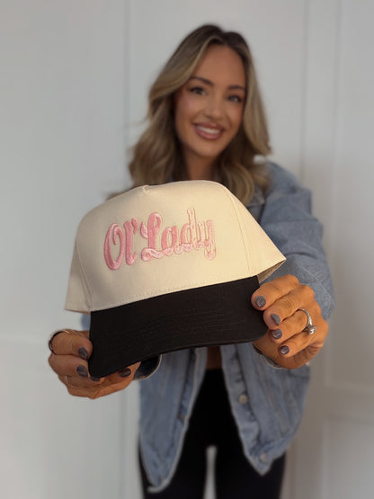Ol Lady Embroidered Trucker Hat
