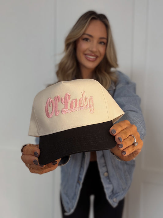 Ol Lady Embroidered Trucker Hat