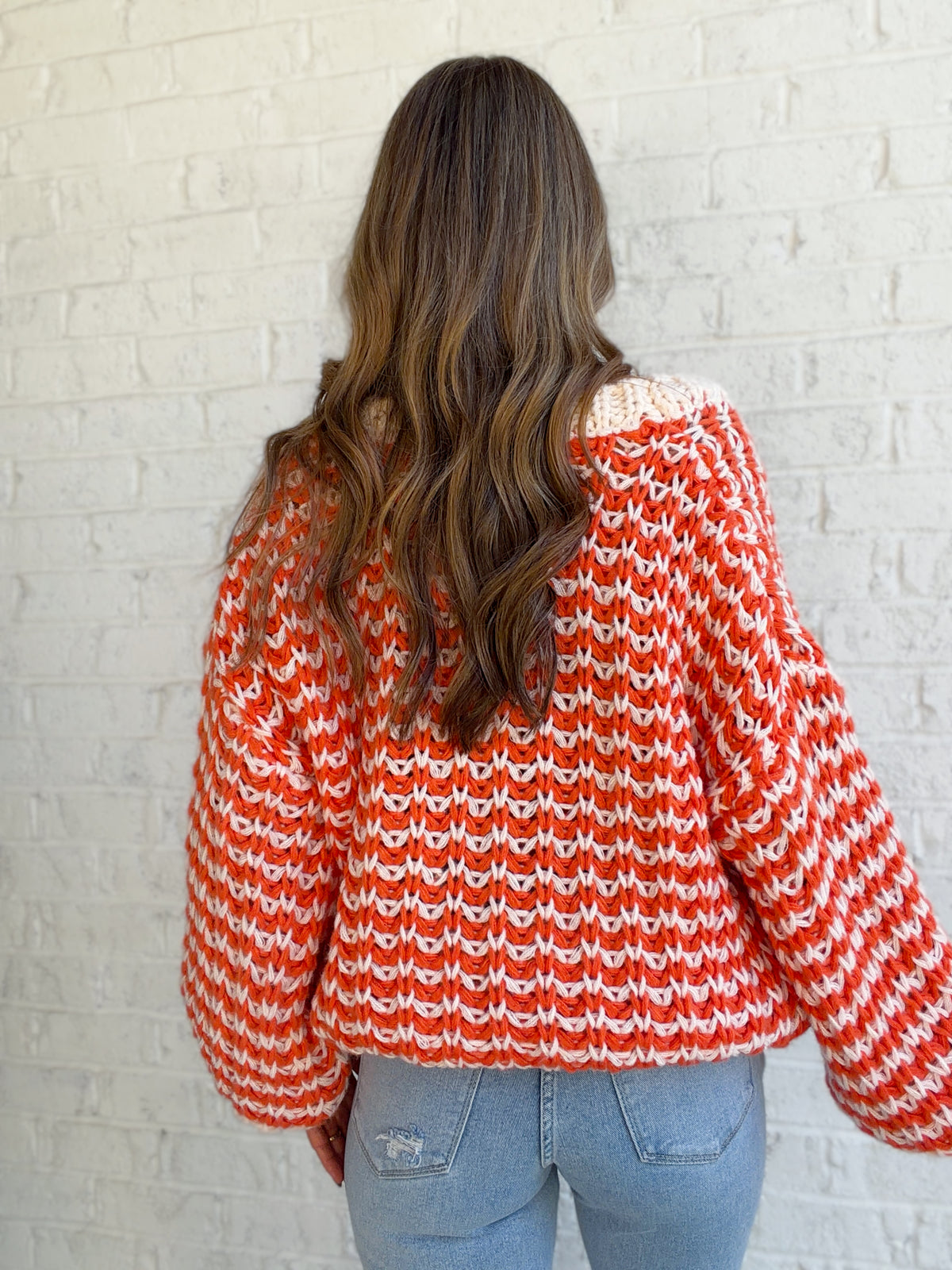 Autumn Glow Button-Up Cardigan