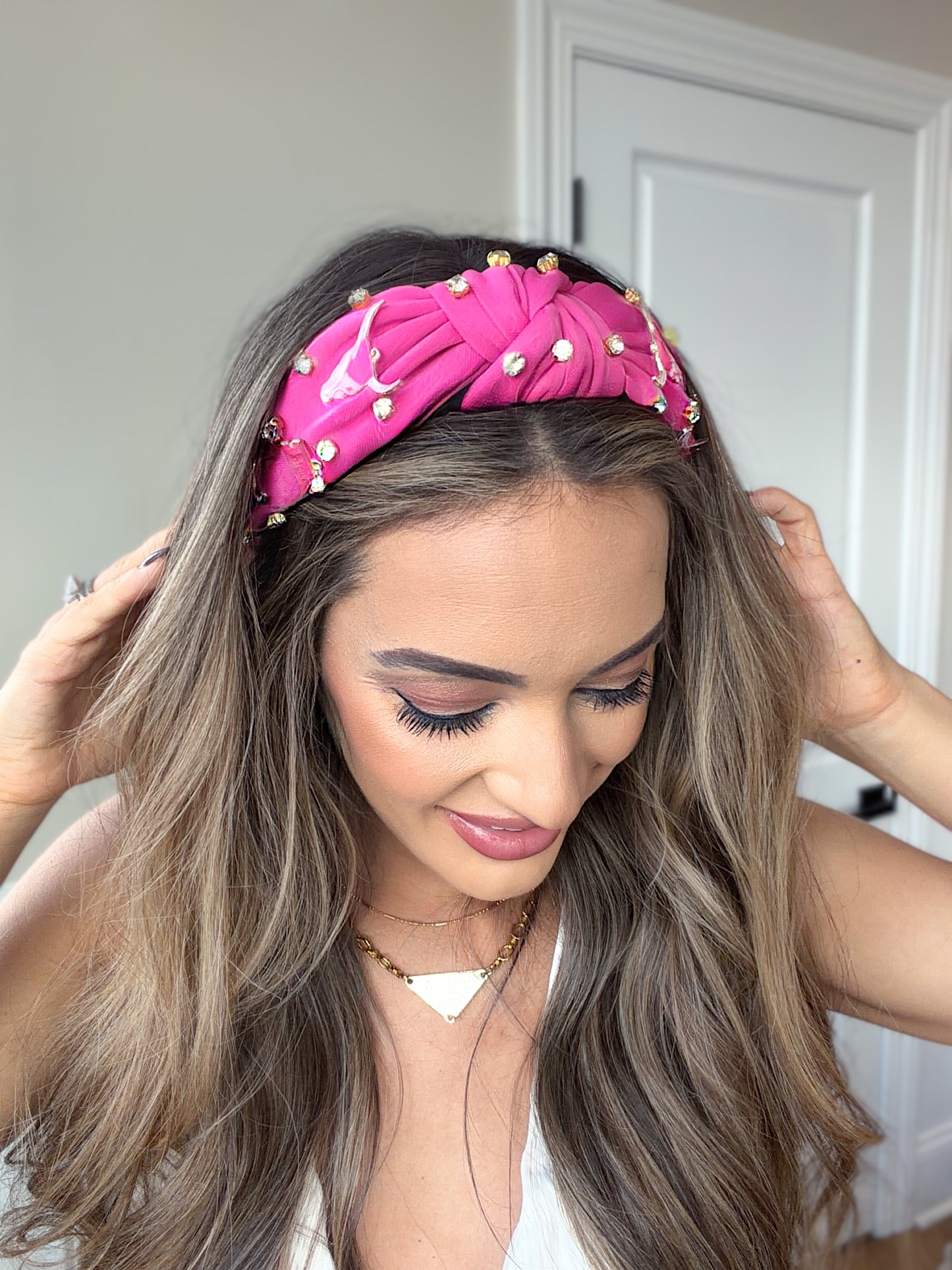 Western Longhorn Charmed Knotted Headband