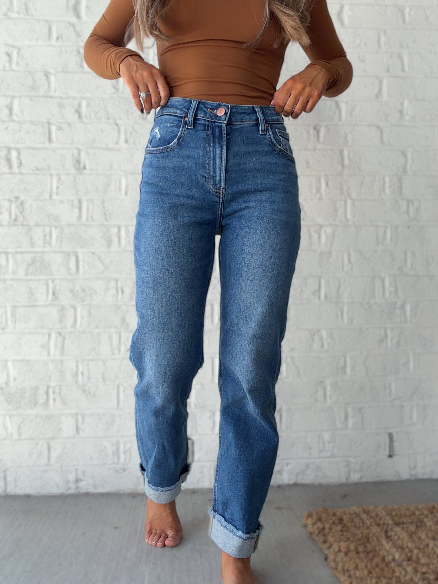 The Stevie Boyfriend Risen Jeans