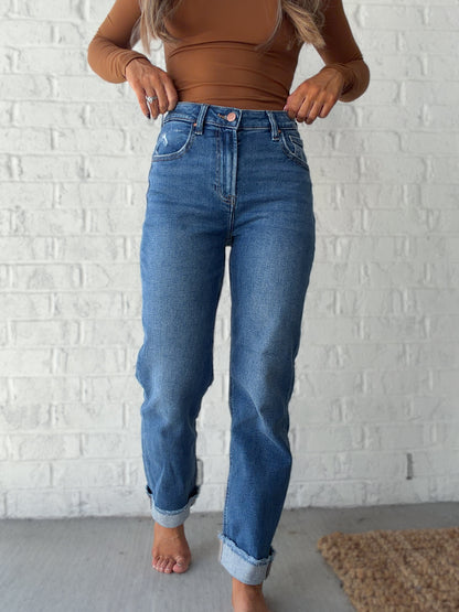 The Stevie Boyfriend Risen Jeans