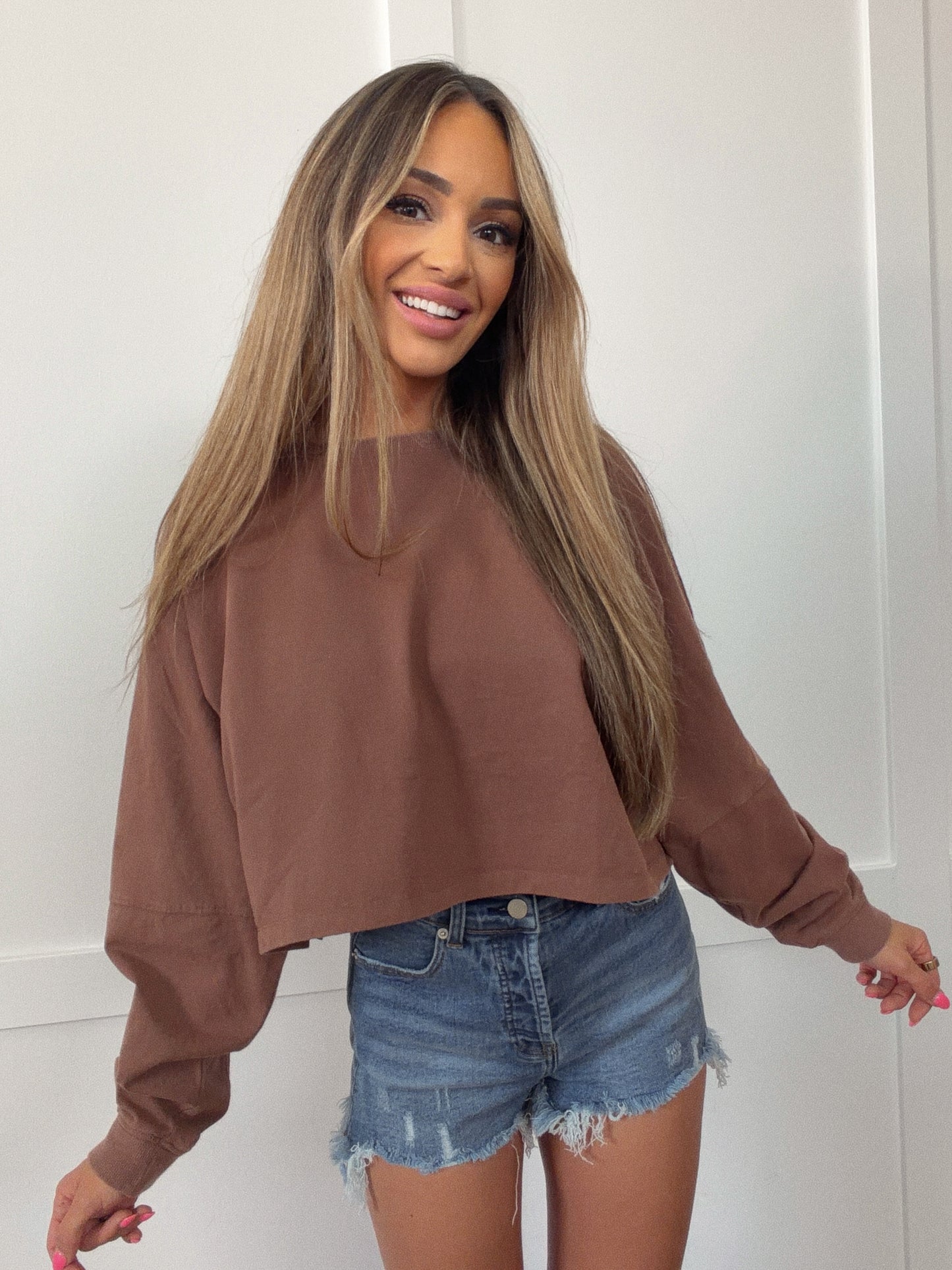 Riley Cropped Long Sleeve