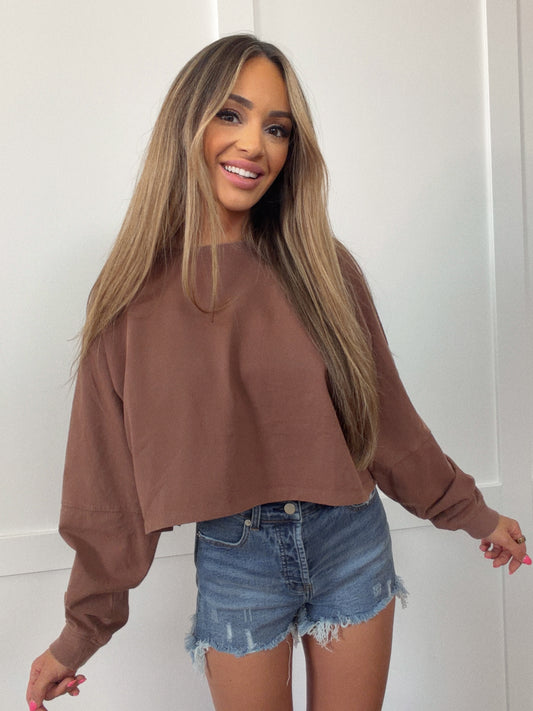Riley Cropped Long Sleeve