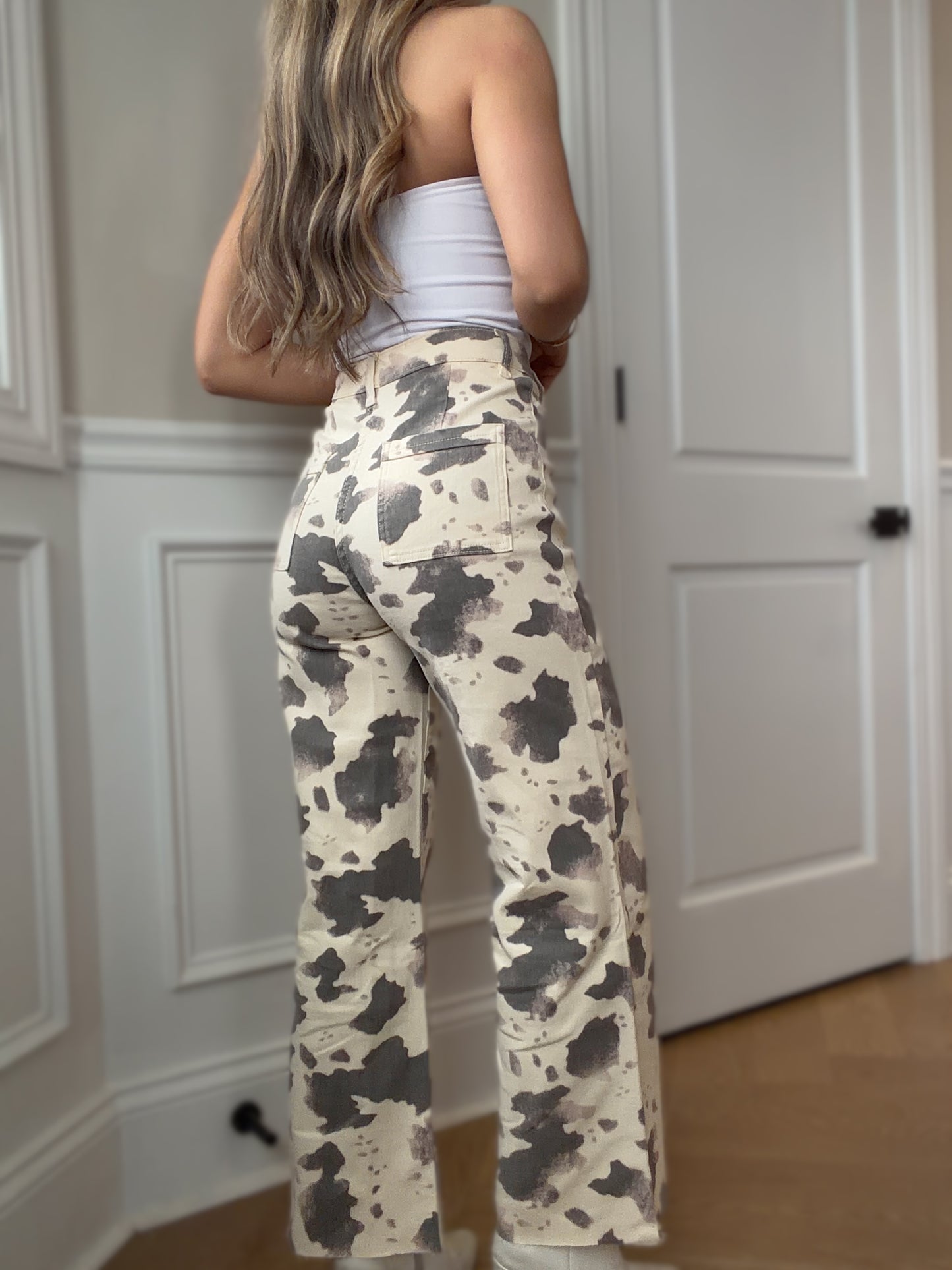 Raven Wide Leg Denim Pants