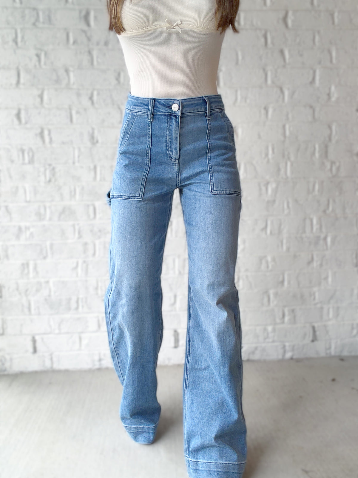 Kendall High Rise Cargo Jeans