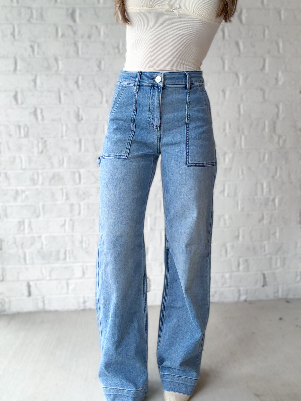 Kendall High Rise Cargo Jeans