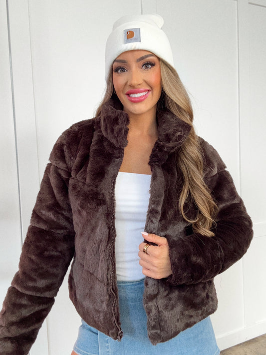 Aspen Nights Faux Fur Jacket