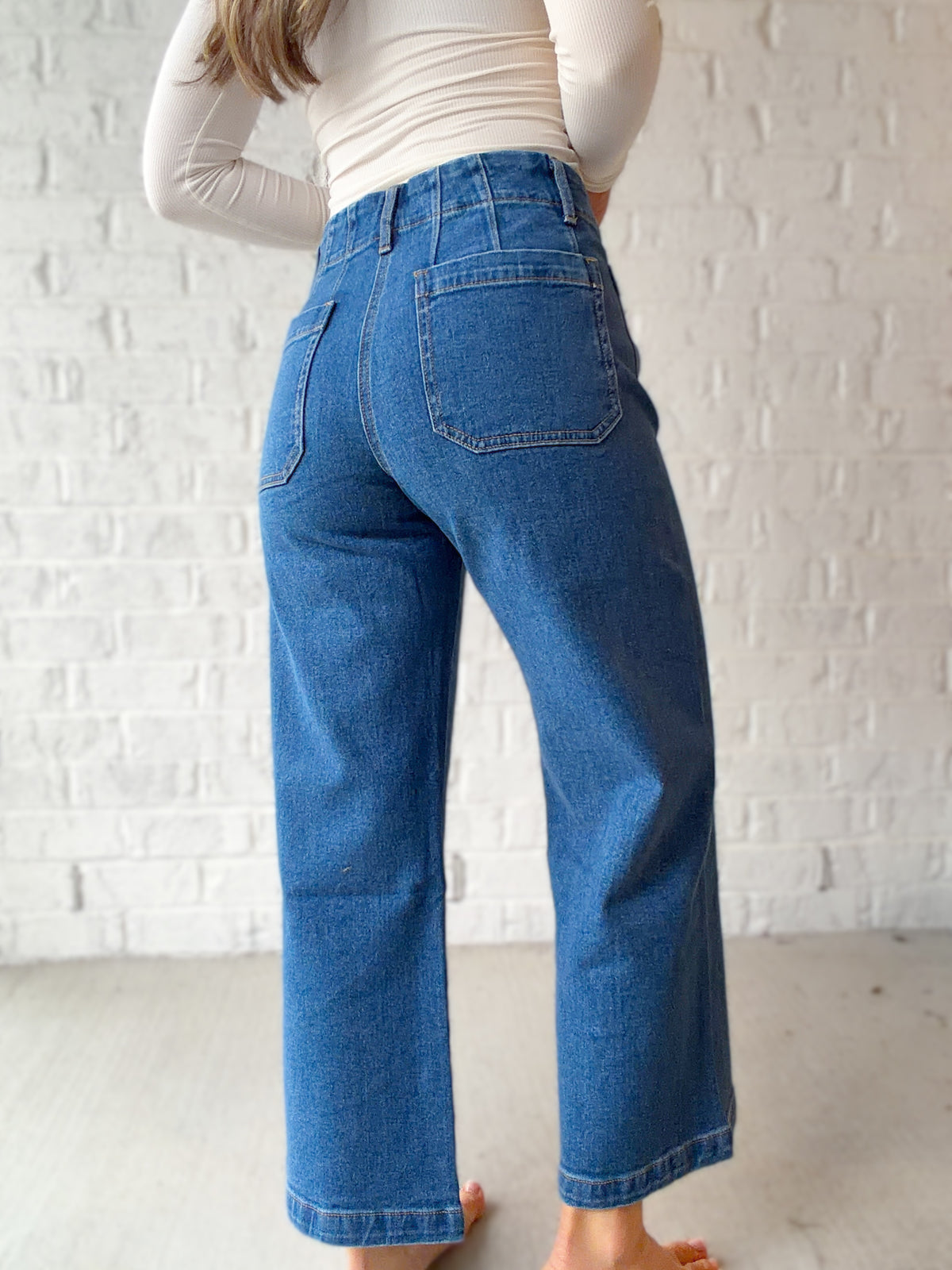 Blaire Cropped Denim Pants