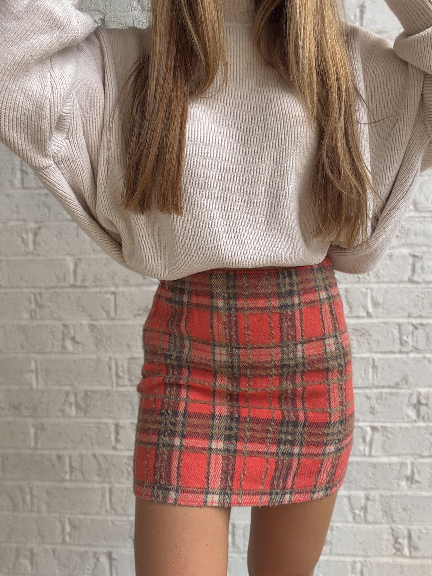Merry Mae Plaid Mini Skirt