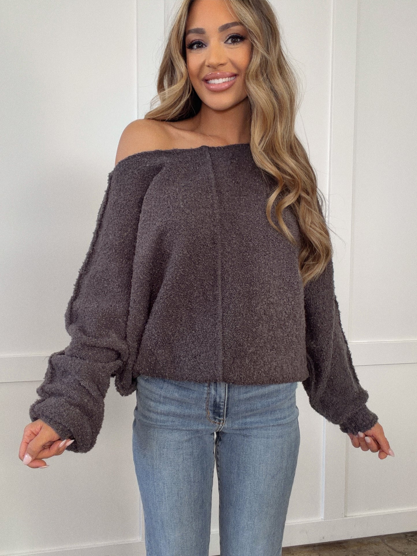 Sorrel Exposed Seam Slouchy Sweater
