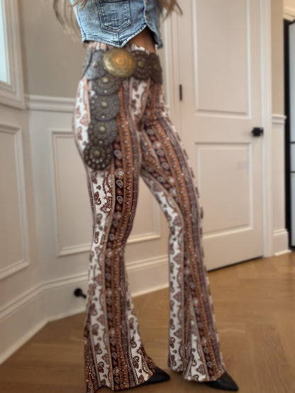 Rustic Flow Flared Pants