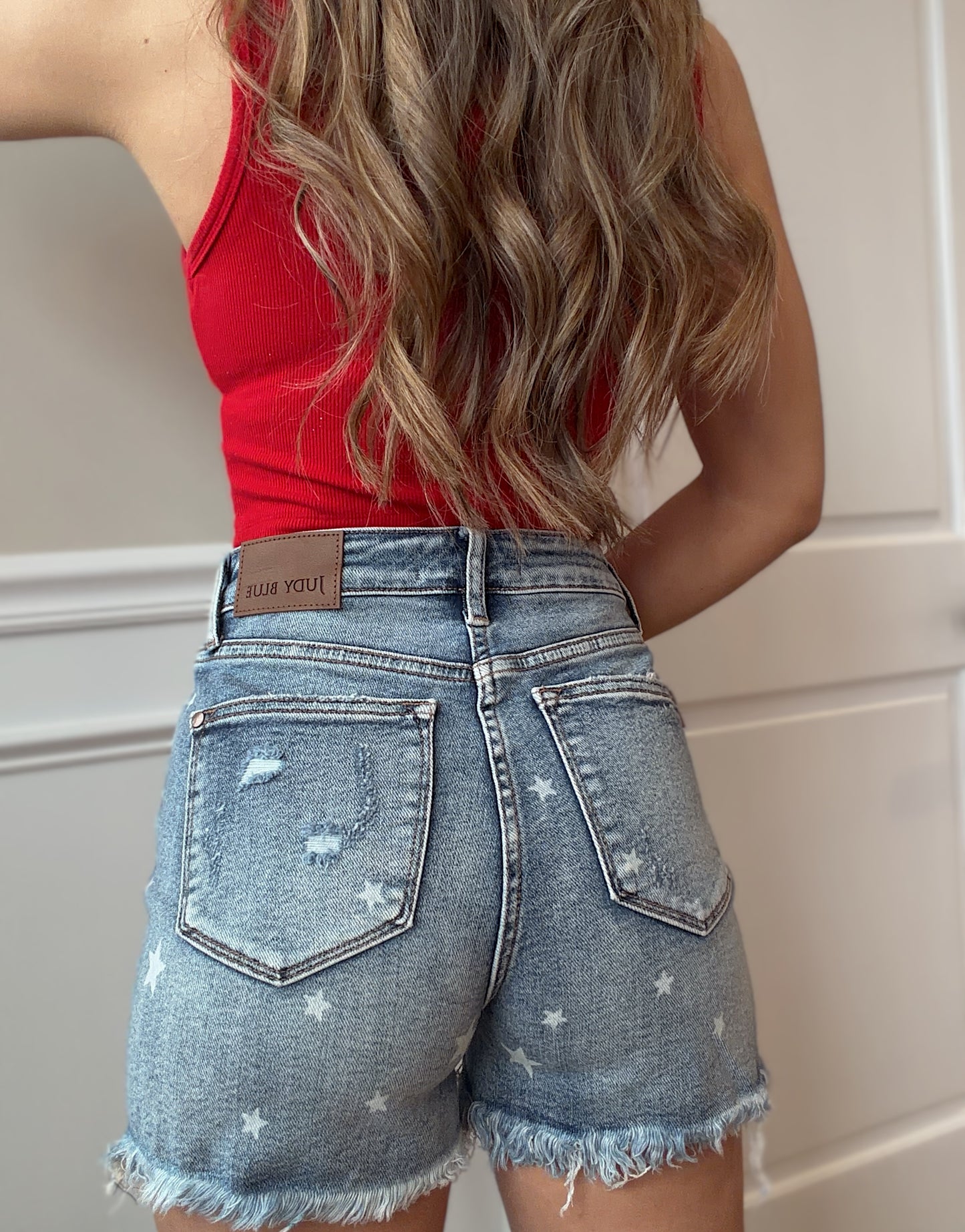 Starstruck High Waisted Denim Shorts