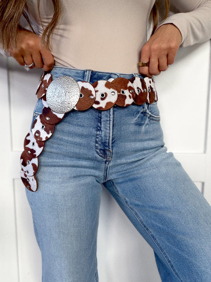 Western Spirit Cowhide Belt
