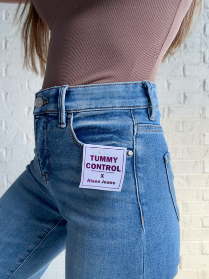 Emery Cropped Wide Leg Risen Jeans