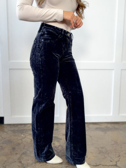 Grace Tummy Control Mid Rise Corduroy Pants