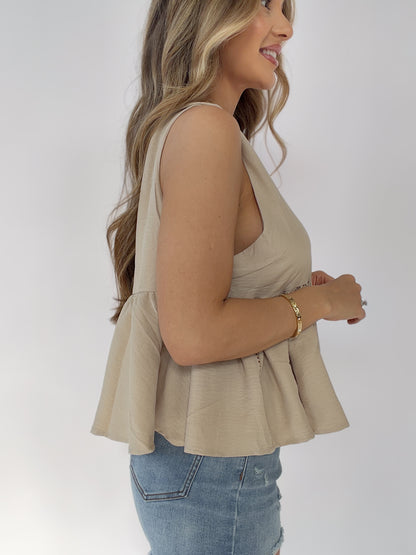 Collins Lace Trime Tank Top