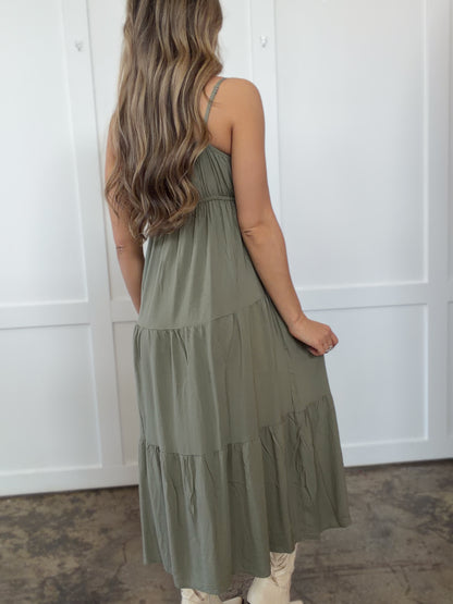 Evergreen Fields Maxi Dress
