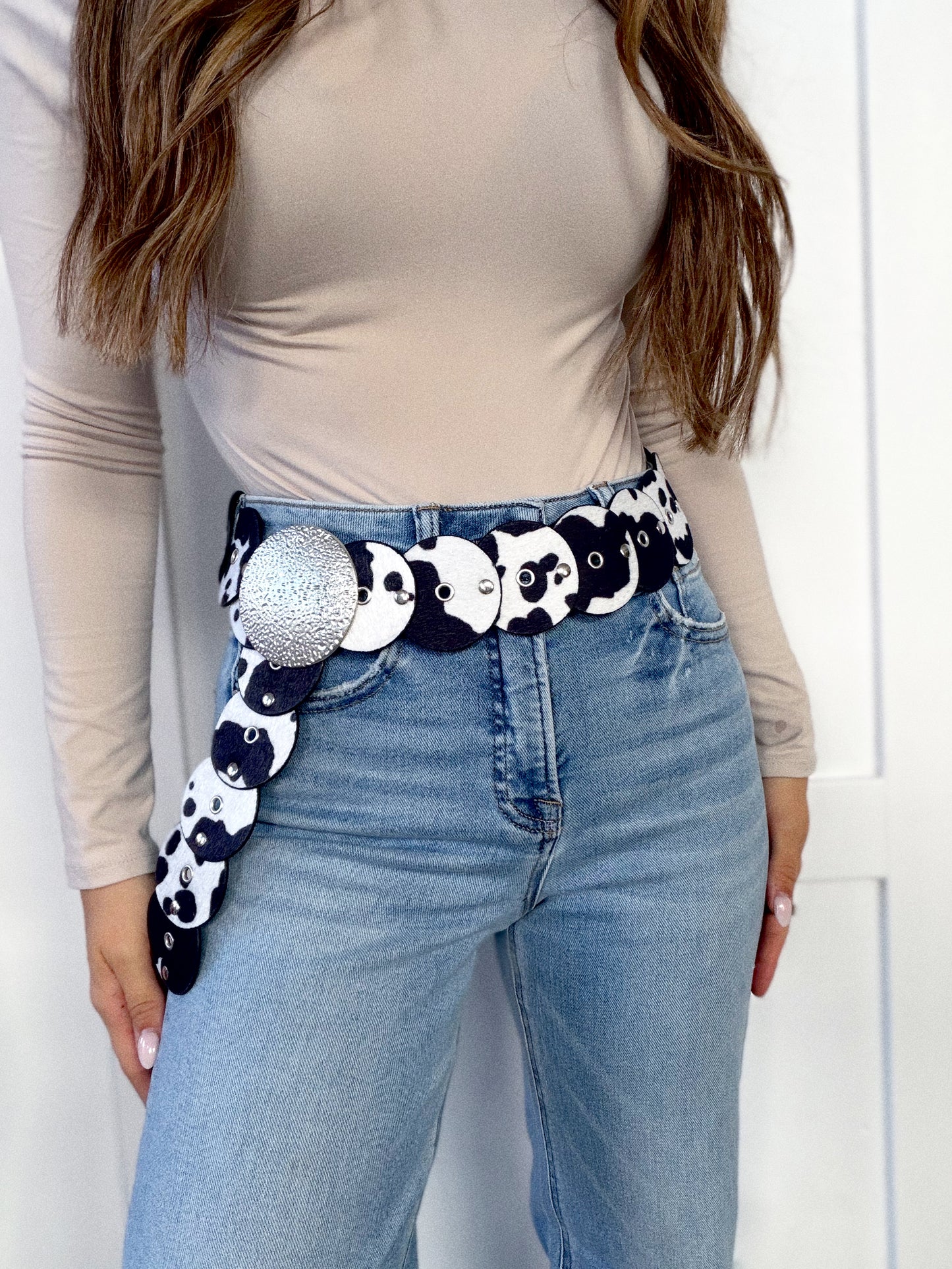 Western Spirit Cowhide Belt