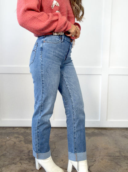 Off Beat Judy Blue Asymmetrical Jeans