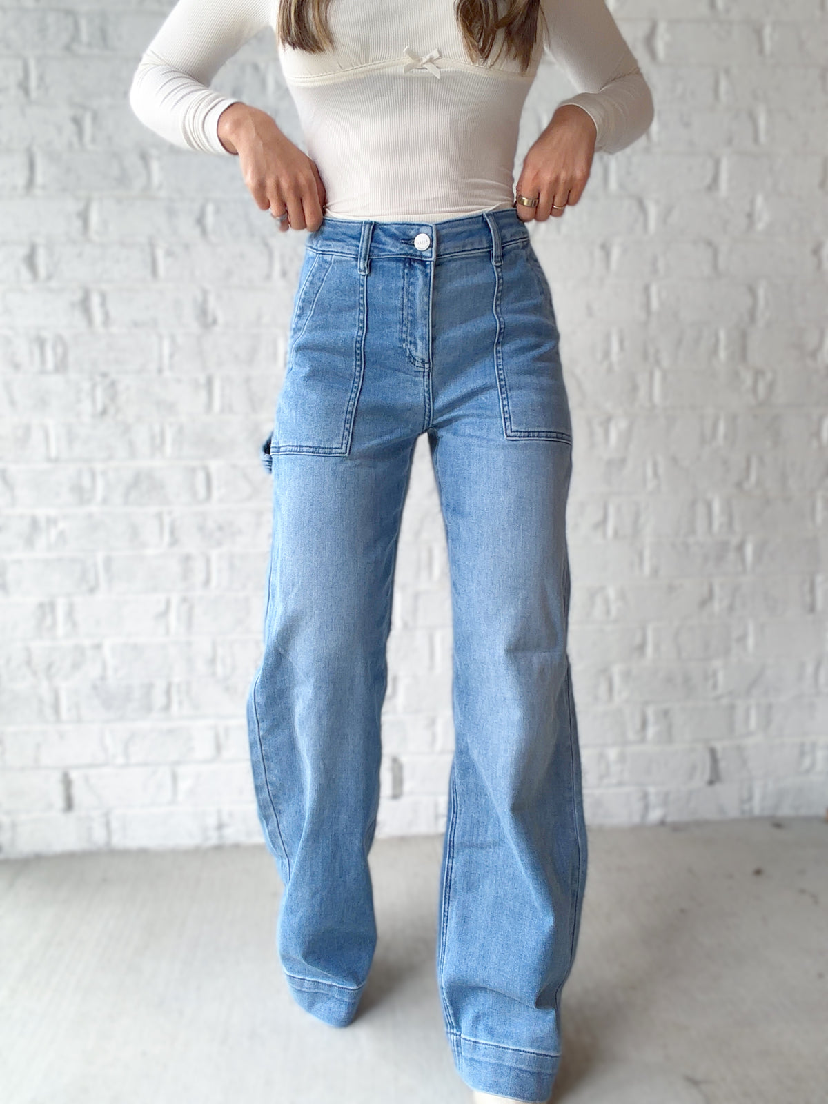 Kendall High Rise Cargo Jeans