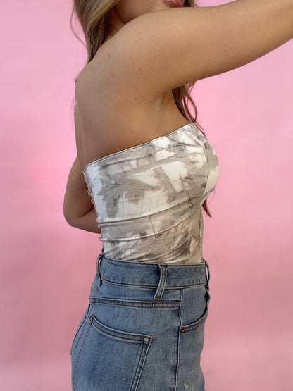 Taytum Woodland Camo Tube Top