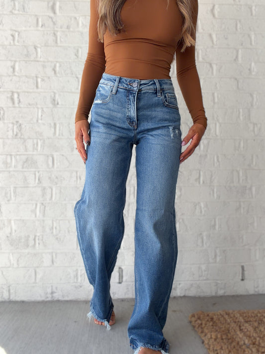 Monroe Tummy Control Baggy Risen Jeans