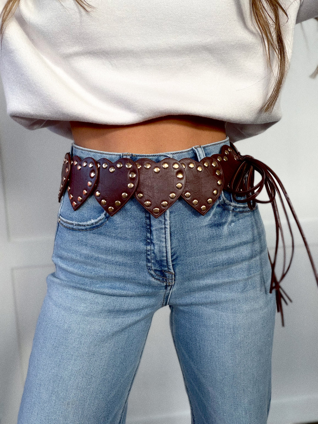 Frontier Sweetheart Studded Belt