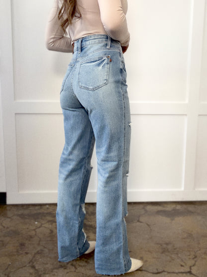 Shoot For The Stars Straight Leg Jeans