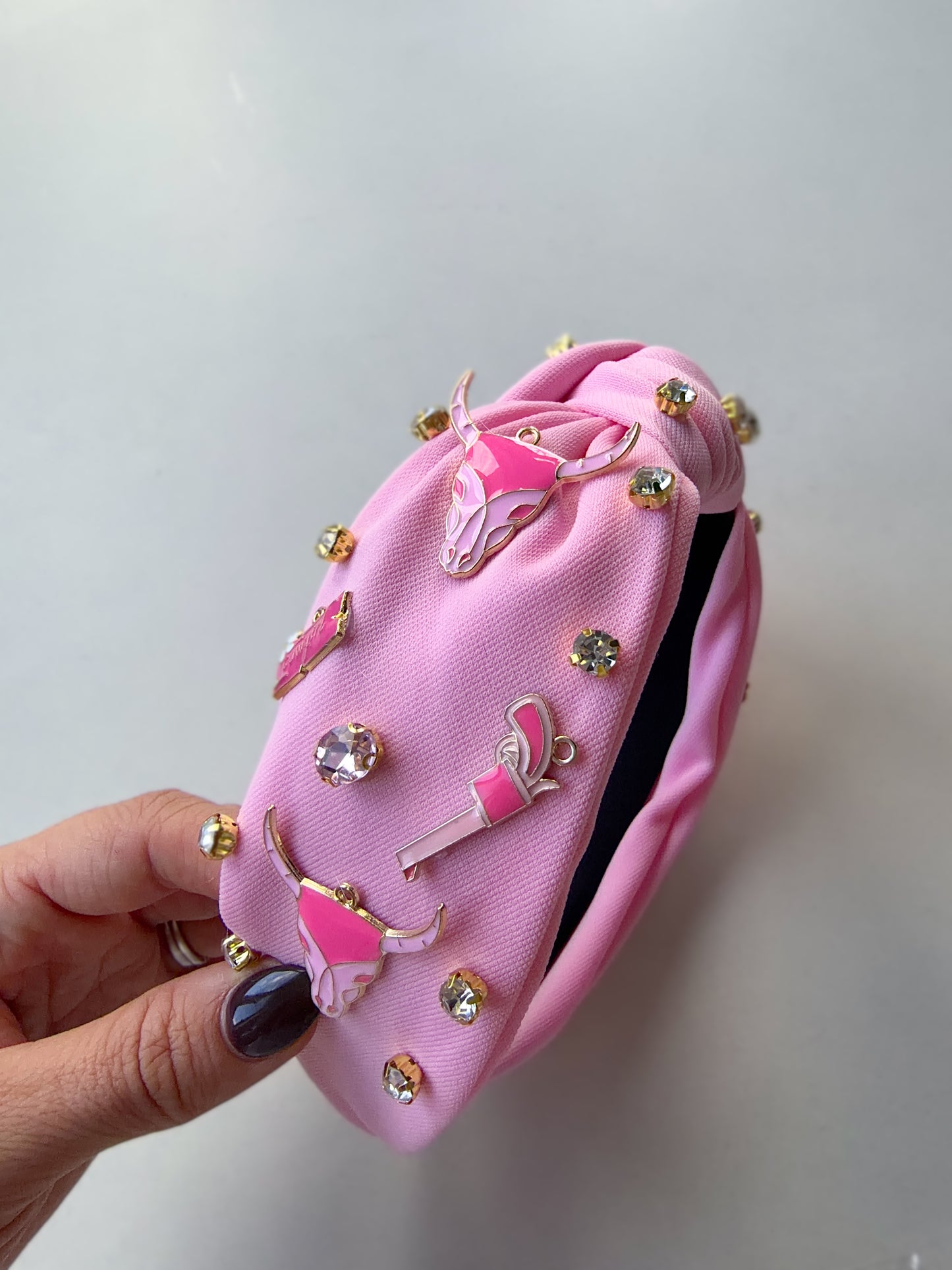 Western Longhorn Charmed Knotted Headband