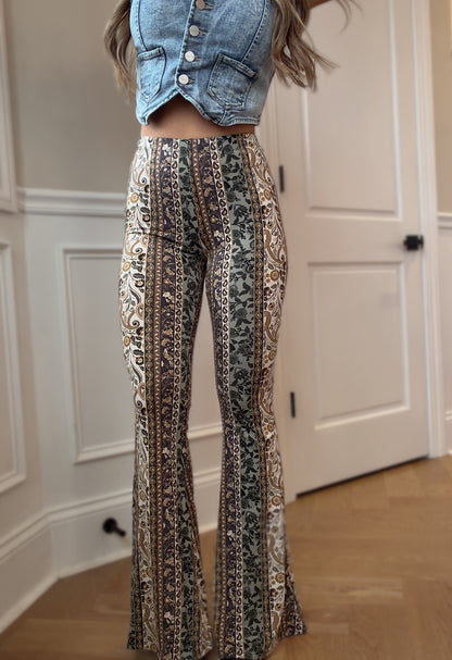 Wildflower Soul Boho Flared Pants