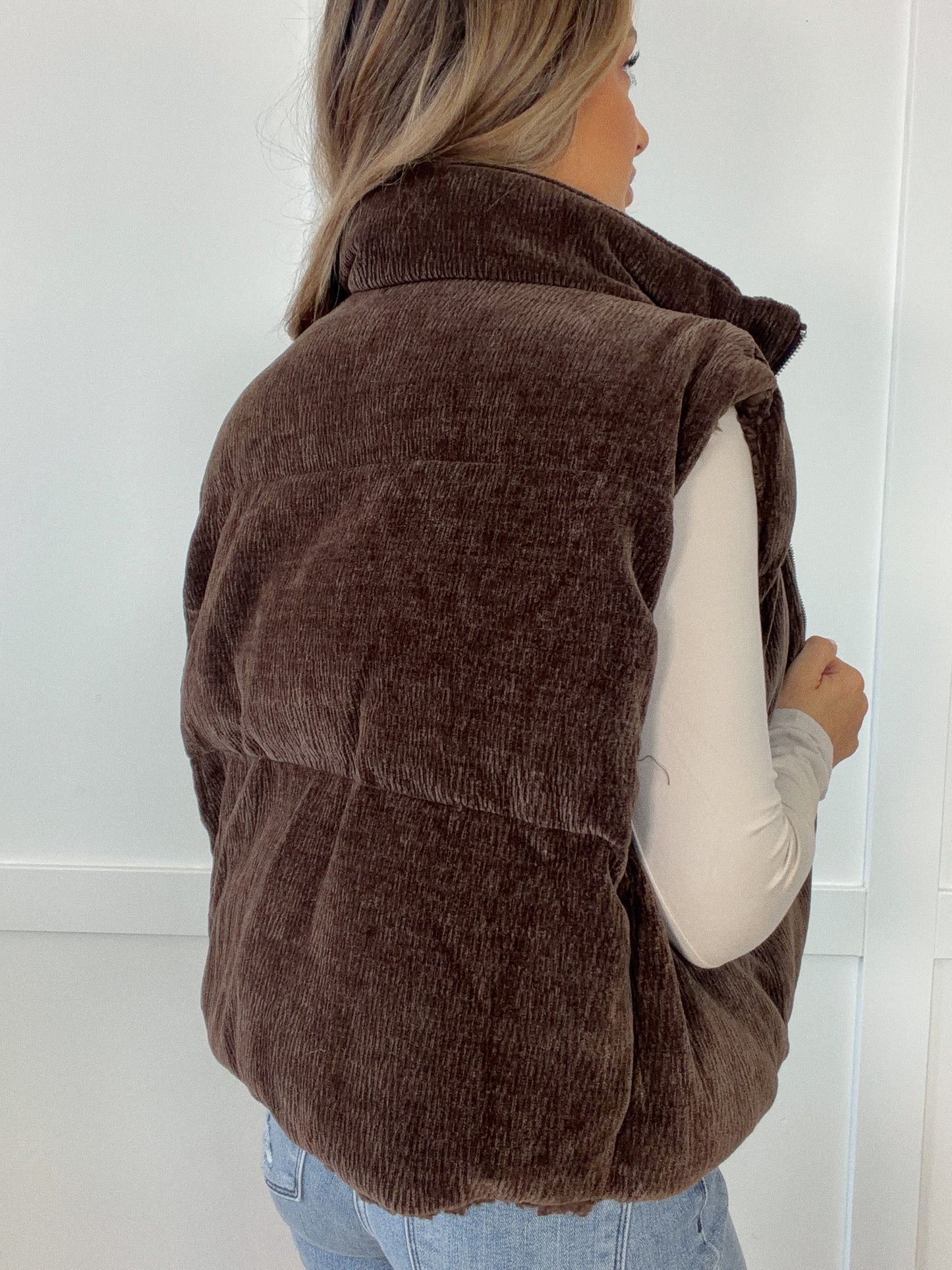 Stay Cozy Sherpa Lined Vest