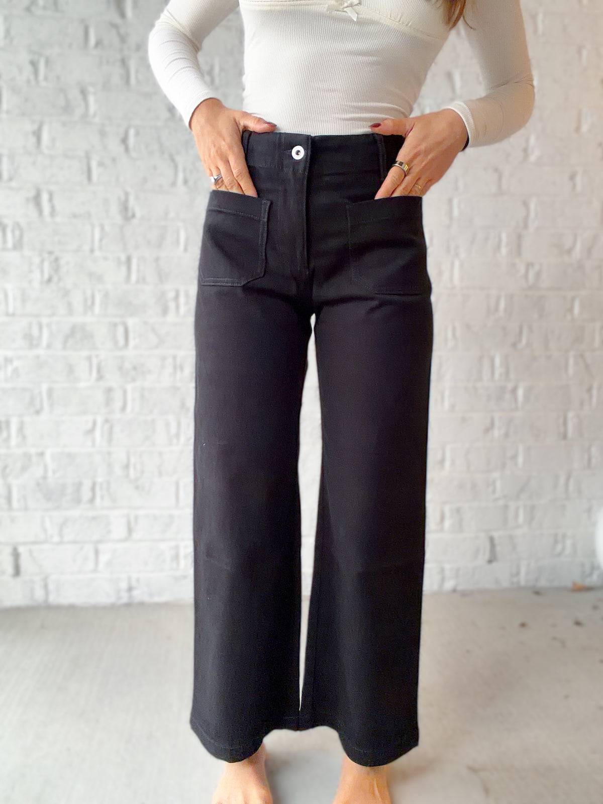 Blaire Cropped Denim Pants