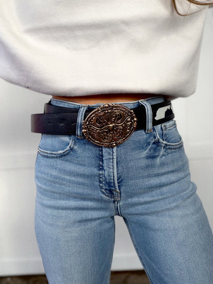 Midnight Wrangler Western Belt