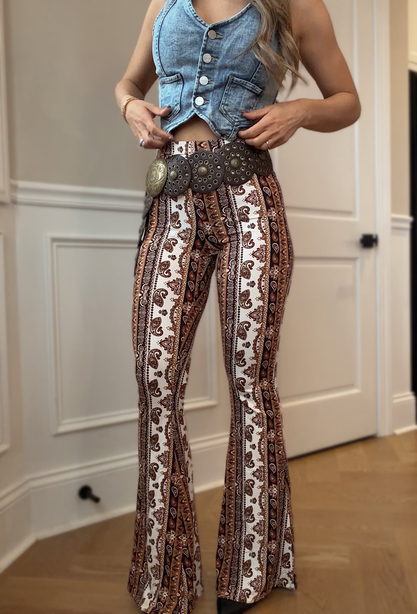 Rustic Flow Flared Pants