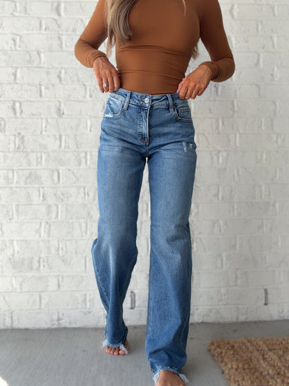 Monroe Tummy Control Baggy Risen Jeans