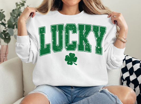 Lucky Charm Crew Graphic Crewneck