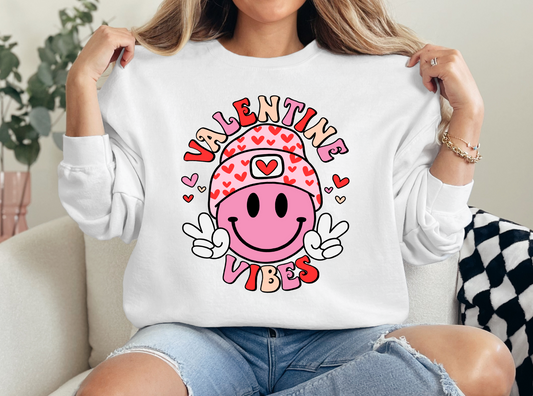 Valentines Day Vibes Graphic Crewneck