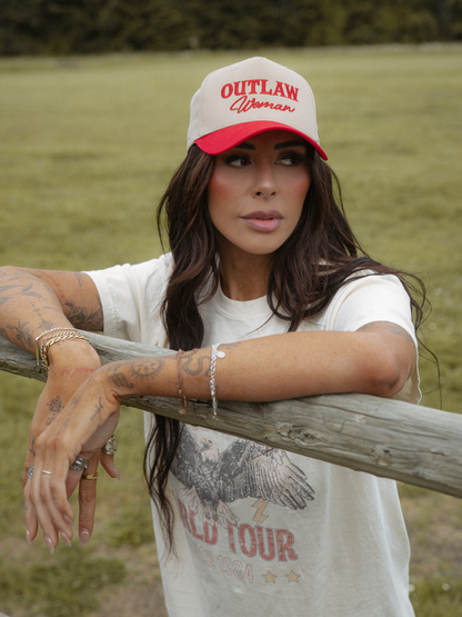 Outlaw Woman Trucker Hat