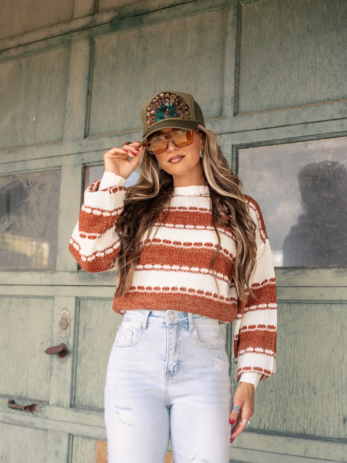 Trick or Treat Puff Sleeve Sweater