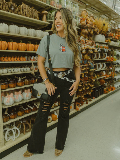 Dr. Boo Embroidered Shirt