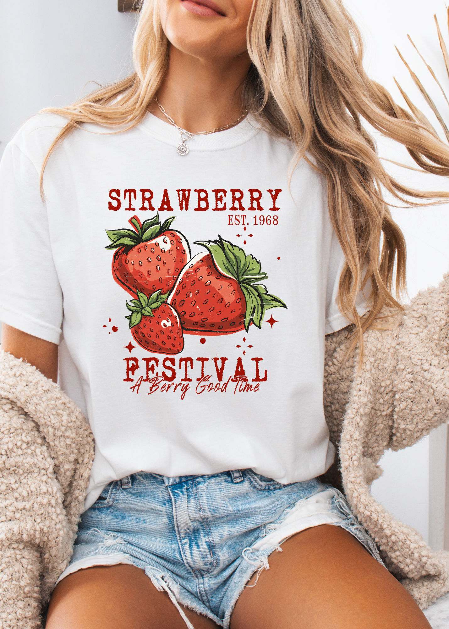 Strawberry Festival Graphic T-Shirt