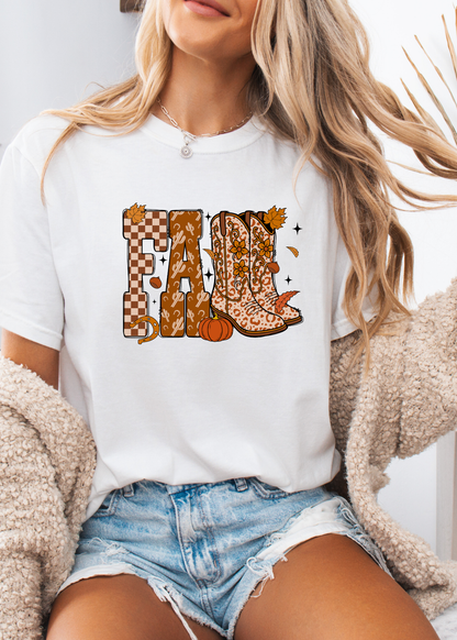 Fall Cowboy Graphic