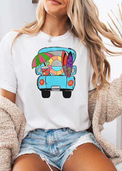 Summer Road Trip Graphic T-Shirt