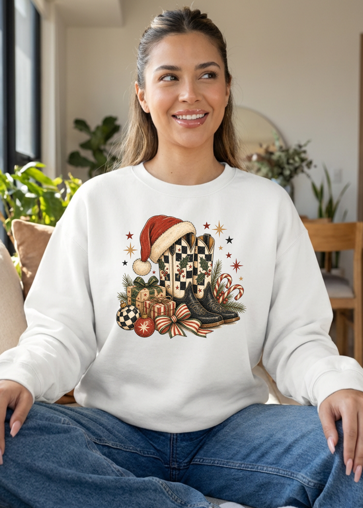 Christmas Cowgirl Graphic