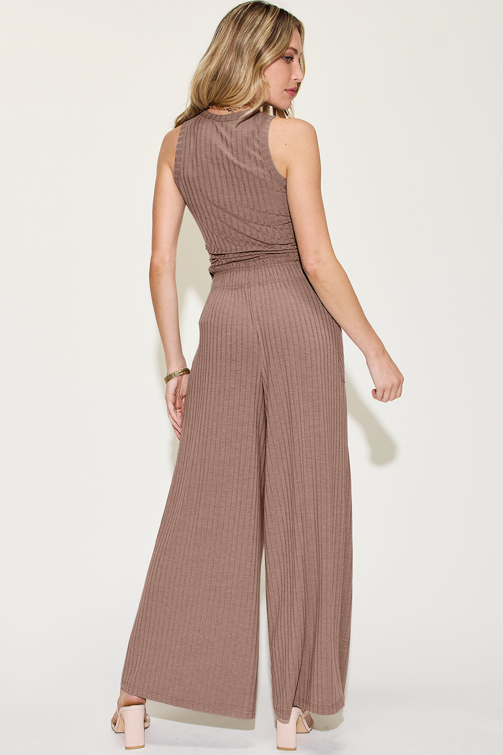 It Takes Two to Tango Tank and Wide Leg Pants Set