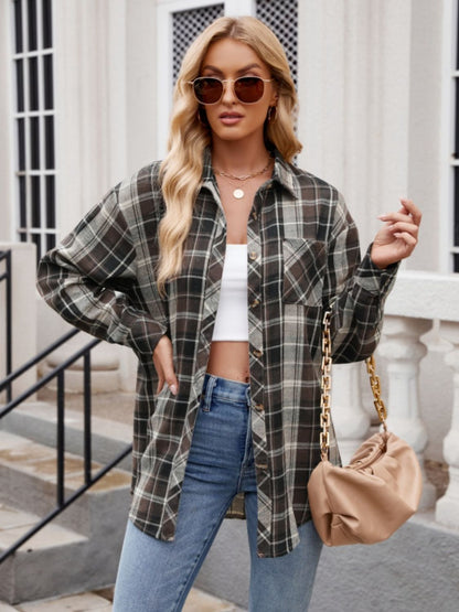 Buy our "PREORDER Fall Colors Plaid Collared Neck Shirt" online – Willow Boutique Clothing. Shop stylish PREORDER Fall Colors Plaid Collared Neck Shirt today.