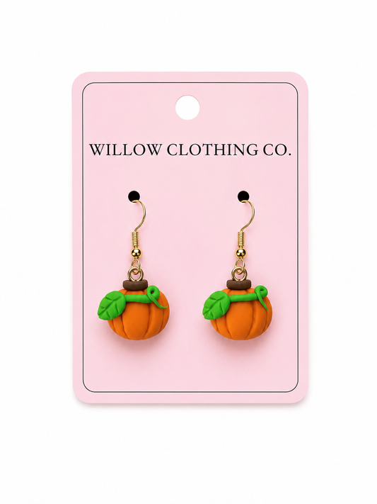 Pumpkin Patch Dangle Earrings